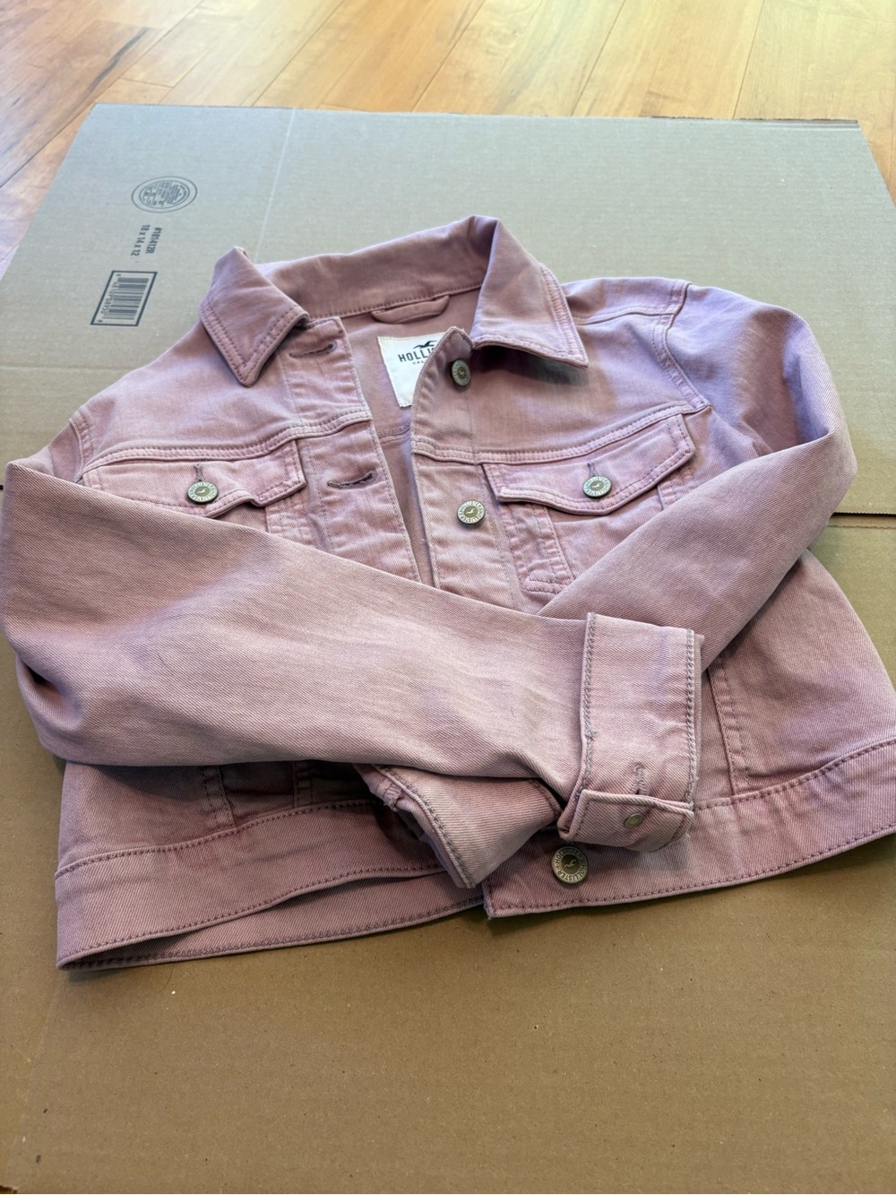 Hollister Mauve Denim Jacket